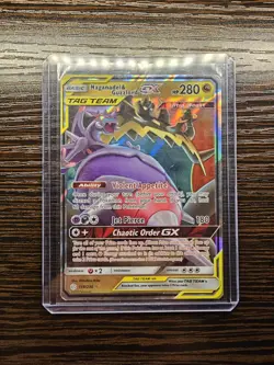 Pokemon TCG Naganadel & Guzzlord GX Tag Team 158/236 Sun & Moon Cosmic Eclipse - Image 1