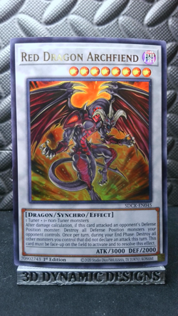 | Yugioh Red Dragon Archfiend SDCK-EN045 1st Ultra Structure Deck The NM 🔥 | - Image 1