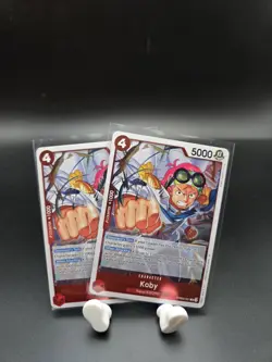 One Piece TCG Koby R X 2 PRB02-001 ENG The Best Vol. 2 Luffy Zoro Nami Sanji - Image 1