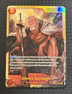 One Piece #OP08-118 Silvers Rayleigh Secret Rare SEC Two Legends - Image 1