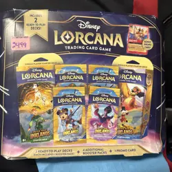 Disney Lorcana Costco Inklands Bundle Box Pirate Mickey Mouse Foil Promo New ! - Image 1