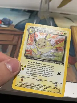 Dark Raichu 83/82 Pokemon Team Rocket Unlimited Holo Rare Card WOTC LP/MP - Image 5