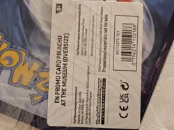 Oversized Pokemon TCG Pikachu at the Museum Promo Natural History Museum Card - Image 3
