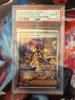 Acerola's Mischief 183/132 Special Illustration Rare Pokemon Card TCG - Image 1