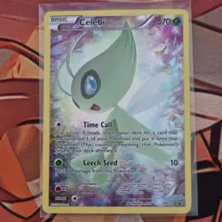 Pokemon Celebi XY111 Black Star Promo Full Art Holo Card. - Image 1