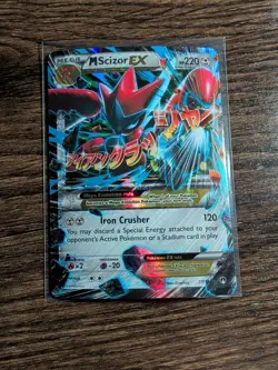 M Scizor EX 77/122 XY BREAKpoint Ultra Rare Pokemon TCG Card NM - Image 1