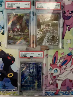 Lot Of 3 PSA 10 Graded Pokemon Cards - Image 1