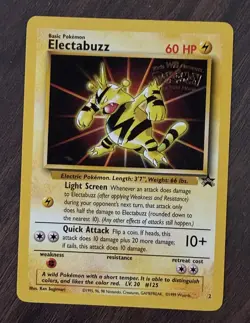 Pokemon Card - Electabuzz Movie Promo WOTC 2 Black Star Promo - Image 1
