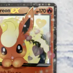 Flareon EX RC6-32 Generations: Radiant Collection Holo Pokemon Card LP - Image 4