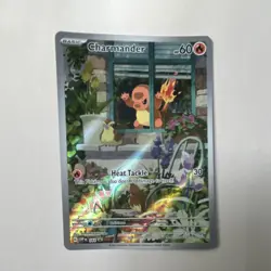 Pokemon Charmander 044 SVP Scarlet & Violet Promo Full Art Promo Holo Card - Image 1