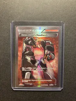 Team Rockets Handiwork 124/124 2016 LP/NM Condition Pokemon Card - Image 1