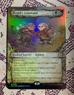 MTG Foil Brigid's Command Borderless Showcase Lorwyn Eclipsed NM - Image 1