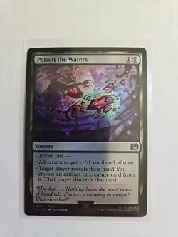 Poison the Waters (Foil) - Final Fantasy - NM - MTG Magic - Uncommon - Sorcery - Image 1