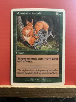 Magic: The Gathering Sorcery Monstrous Growth Common Regular - Image 1