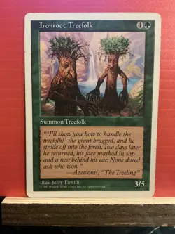 Magic: The Gathering Creature Ironroot Treefolk Common Regular - Image 1