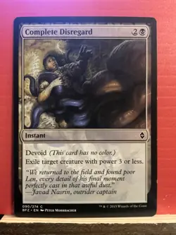 Complete Disregard Battle for Zendikar Regular - Image 1
