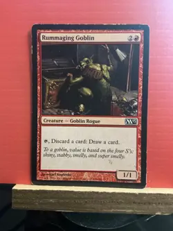 Magic: The Gathering Creature Rummaging Goblin Rummaging Goblin Common Regular - Image 1