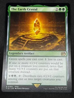 Magic the Gathering MTG The Earth Crystal Artifact Final Fantasy Rare 0184 - Image 1