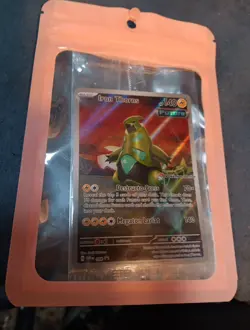 Pokemon TCG Promo - Iron Thorns SVP 098 Pokemon Center Stamp Sealed - Image 1