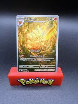 Ninetales 199/197 Illustration Rare Pokemon TCG SV03: Obsidian Flames Holo NM/M - Image 1