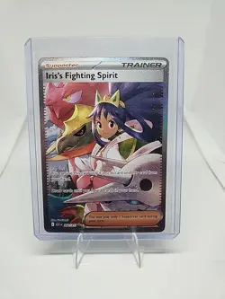 Iris's Fighting Spirit 292 / 217 SIR Pokemon Ascended Heroes NM - Image 1