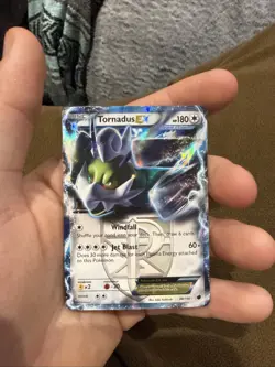 Pokemon Tornadus EX Team Plasma 98/116 Plasma Freeze Holo Hp - Image 1