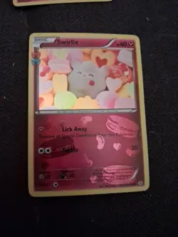 Pokemon TCG Swirlix RC19/RC32 Holo and Slurpuff Radiant Collection NM Condition - Image 2