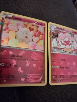 Pokemon TCG Swirlix RC19/RC32 Holo and Slurpuff Radiant Collection NM Condition - Image 5