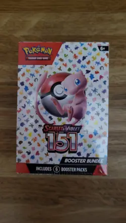 Pokemon TCG Scarlet & Violet 151 Booster Bundle 6 Booster Packs English Mew - Image 1