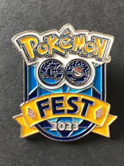 Pokemon GO Fest 2023 Official London Metal Pin Badge Enamel - Image 1