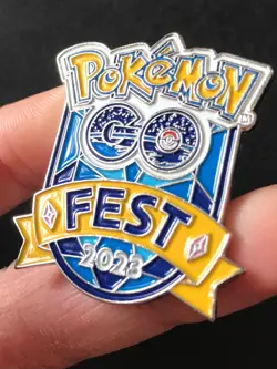 Pokemon GO Fest 2023 Official London Metal Pin Badge Enamel - Image 3