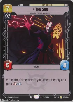Star Wars Unlimited - The Son - Embodiment of Darkness - Normal - Image 1