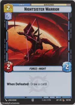 Star Wars Unlimited - Nightsister Warrior - Normal - Image 1