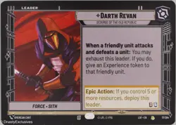 Star Wars Unlimited - Darth Revan - Scourge of the Old Republic - Normal - Image 1