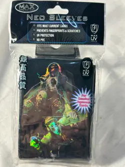 MAX Neo Sleeves Zombie Art – Japanese Size – Yu-Gi-Oh! – Sealed Pack Vintage - Image 1