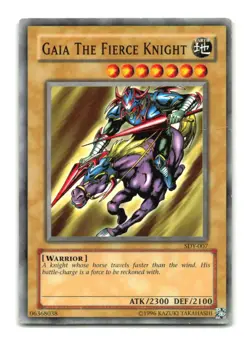 Gaia The Fierce Knight - SDY-007 - YuGiOh-HP - Image 1