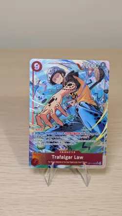 One Piece TCG English OP14-009 Trafalgar Law Alt Art Parallel - Image 1
