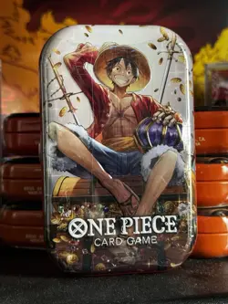 One Piece Tin Pack Set Vol. 2 Monkey.D.Luffy Factory Sealed - Image 1
