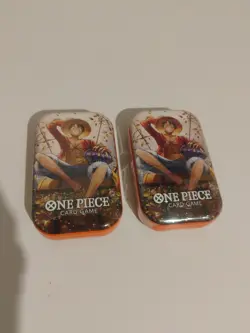 One Piece Tcg Tin Set Of 2 TS-02 OP-13 Volume 2 Bundle SEALED NIB UNOPENED - Image 1