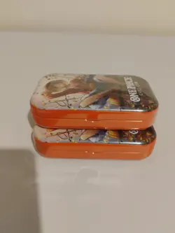One Piece Tcg Tin Set Of 2 TS-02 OP-13 Volume 2 Bundle SEALED NIB UNOPENED - Image 5