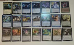 Magic the Gathering Faerie themed lot. Sultai Black/Blue/Green. 21 Cards - Image 1
