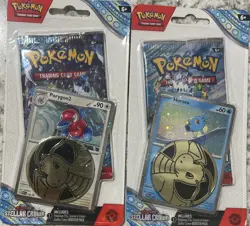 Lot Of 2 Pokemon Trading Cards S&V: Stellar Crown - (1 Booster, 1 Coin+) - Image 1
