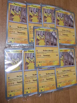 Pokemon Pikachu At The Museum Promo Jumbo Card X9 - Image 1