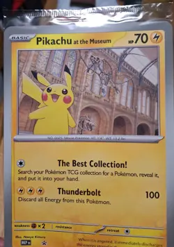 Pokemon Pikachu At The Museum Promo Jumbo Card X9 - Image 2