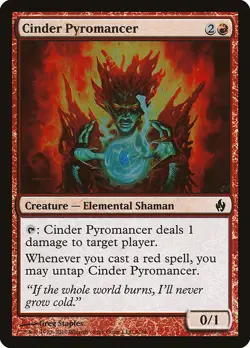 Cinder Pyromancer - Foil PD2 NM MTG - Image 1
