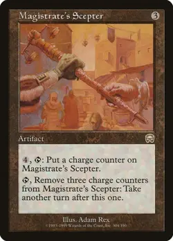Magistrate's Scepter Mercadian Masques MP MTG - Image 1