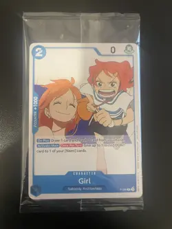 P-096 Girl One Piece TCG Promo OP14 Pre-Release Participation Pack - Image 1