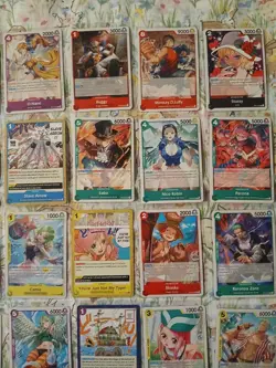 One Piece TCG English Lot ×34 All Non-Foils (No Duplicates) - Image 3