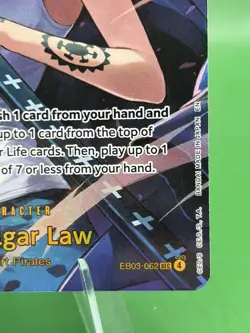 Trafalgar Law (SEC) One Piece English EB03-062 Heroines Edition In Hand NM - Image 2