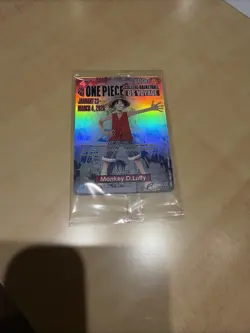One Piece Monkey D. Luffy College Basketball US Voyage Promo Card Sealed Houston - Image 3